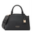 Guess Women Black Solid Pvc Easley Small Satchel Bag